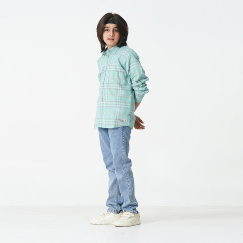 Green Checkered Shirt